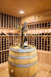 oregon residence wine cellar photographer