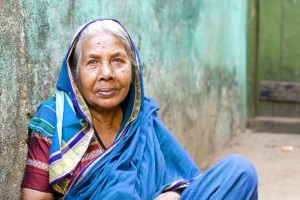 Old Woman in Goa, Stock Photography