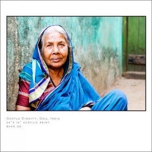 gentle dignity Indian Woman travel photographer