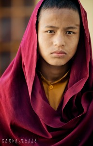 Tibet buddhist monk from Nepal